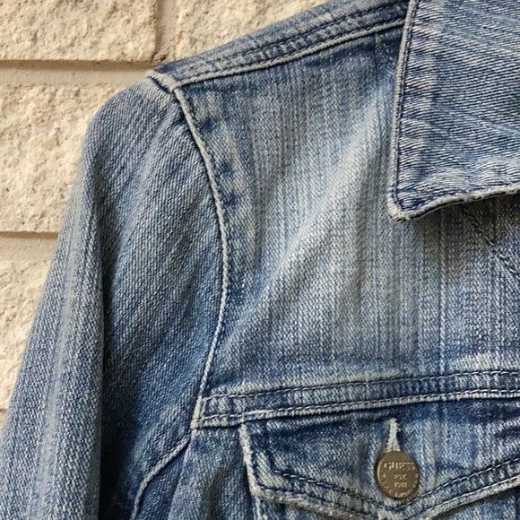 Guess Crop Jean Jacket - Picture 3 of 7